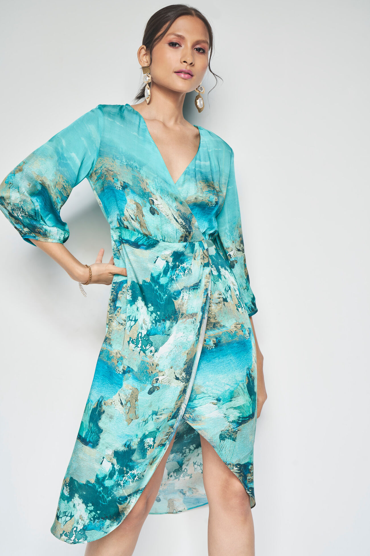 Maui Dress, Turquoise, image 5